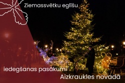 Egļu iedegšana Aizkraukles novadā